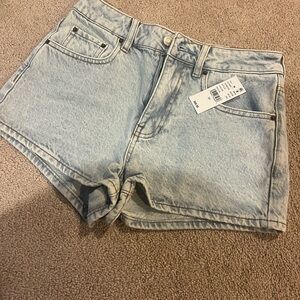 Light Blue Denim Women Shorts